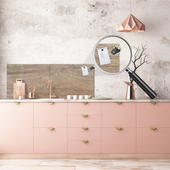 Wide format Wall panel - Design backsplash BBS21: Textures and tiles 2 Series: Growth rings 2