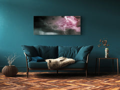 Cuadro de cristal moderno 125x50 cm (49,21 "x 19,69") - Tormenta