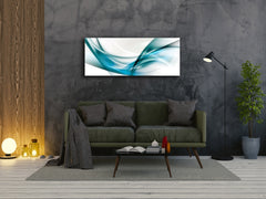 Cuadro de cristal moderno 125x50 cm (49,21 "x 19,69") - Arte abstracto. 4