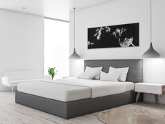 Cuadro de cristal moderno 125x50 cm (49,21 "x 19,69") - Dandelion 1