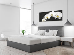 Cuadro de cristal moderno 125x50 cm (49,21 "x 19,69") - Orquídea 1