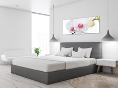 Modern Glass Picture 125x50 cm (49.21” x 19.69”) – Flower 3