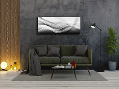 Cuadro de cristal moderno 125x50 cm (49,21 "x 19,69") - Arte abstracto. 1