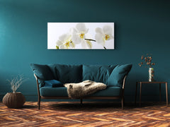 Cuadro de cristal moderno 125x50 cm (49,21 "x 19,69") - Flor 5