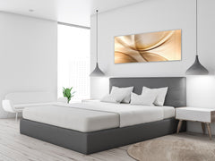 Cuadro de cristal moderno 125x50 cm (49,21 "x 19,69") - Arte abstracto. 2