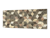Stunning glass wall art - Wide format backsplash with magnetic properties: Abstract Wall