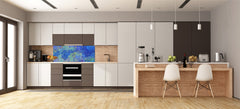Stunning glass wall art - Wide format backsplash with magnetic properties: Van Gogh Modern art