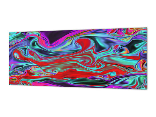 Glas-Küchenfront mit und ohne Edelstahl-Rückbeschichtung: Magic Space