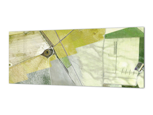 Großformatige Küchenwandplatte aus gehärtetem Glas mit Metallrückseite - und ohne: Hommage an Picasso - Fotografie von Spanien