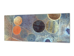 Glass kitchen panel with and w/o stainless steel back-coating: Deserts of Africa - aerial view