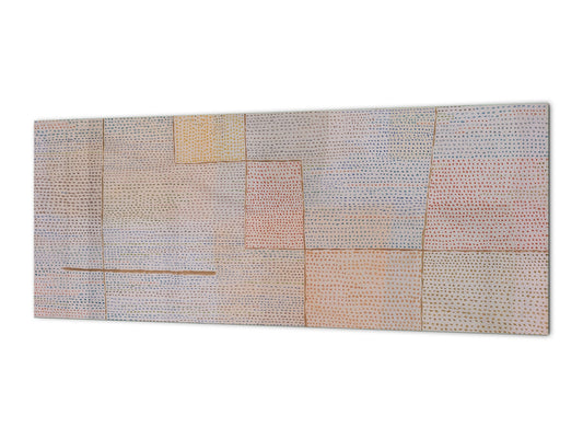 Tempered Glass magnetic and non magnetic splash-back in wide-format: CLARIFICATION by Paul Klee