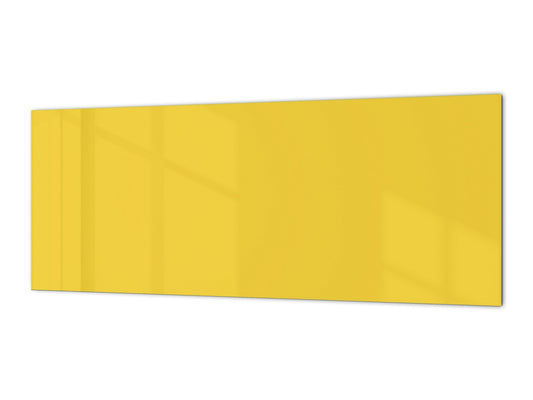 Tempered glass wall panel with or without metal backing: Dark Yellow
