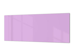 Glass kitchen panel with and w/o stainless steel back-coating: Lilac
