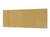 Contemporary glass kitchen panel - Wide format wall backsplash: Light Brown