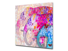 Printed Tempered glass wall art – Glass kitchen backsplash NBS12 Paintings Series: Beautiful Asian nature