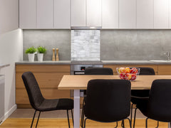 Printed Tempered glass wall art – Glass kitchen backsplash NBS05 Textures and tiles 1 Series: Grey irregularity 2