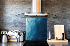 Toughened glass backsplash – Art glass design printed glass splashback NBS04 Rusted textures Series: Thorny waves