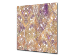 Unique Glass kitchen panel – Tempered Glass backsplash – Art design Glass Upstand NBS09 Colourful Variety Series: Vintage mosaic