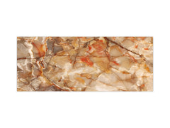 Wide format Wall panel with magnetic and non-magnetic metal sheet backing: Marble stone surface