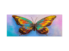 Tempered Glass magnetic and non magnetic splashback in wide-format: Buttefly high