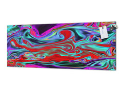 Glass kitchen panel with and w/o stainless steel back-coating: Magic space