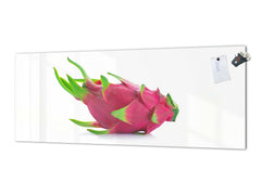 Wide format Wall panel with magnetic and non-magnetic metal sheet backing: Dragon Fruit