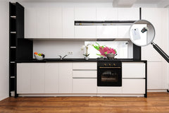 Wide format Wall panel with magnetic and non-magnetic metal sheet backing: Dragon Fruit