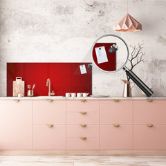 Tempered Glass magnetic and non magnetic splashback in wide-format: Red carpet background