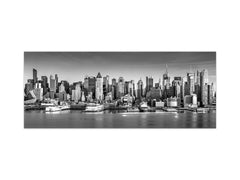 Tempered Glass magnetic and non magnetic splashback in wide-format: New York landscape