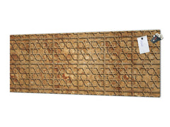 Tempered Glass magnetic and non magnetic splashback in wide-format: Ceramic Motif Background