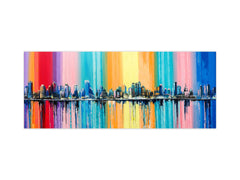 Großformatige horizontale Küchenrückwand – magnetisches und nicht magnetisches Hartglas: Längster Tag im Querformat