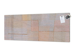 Tempered Glass magnetic and non magnetic splash-back in wide-format: CLARIFICATION by Paul Klee