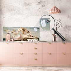 Tempered Glass magnetic and non magnetic splash-back in wide-format: THE BIRTH OF VENUS by Alexandre Cabanel