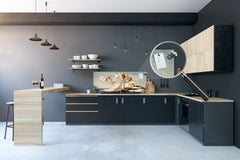 Tempered Glass magnetic and non magnetic splash-back in wide-format: THE BIRTH OF VENUS by Alexandre Cabanel