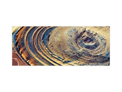 Tempered Glass magnetic and non magnetic splash-back in wide-format: Deserts of Africa - aerial view