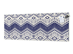 Tempered Glass magnetic and non magnetic splash-back in wide-format: Geometric folklore ornament