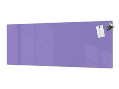 Glass kitchen panel with and w/o stainless steel back-coating: Lavender