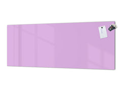 Glass kitchen panel with and w/o stainless steel back-coating: Lilac