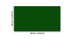 Magnetic Dry-Erase Glass Board Large or Small dark green
