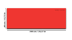 Magnetic Dry-Erase Glass Board Large or Small bright red