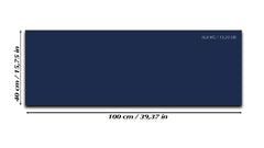 Magnetic Dry-Erase Glass Board Large or Small dark navy blue