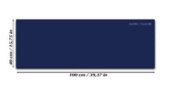Magnetic Dry-Erase Glass Board Large or Small steel blue