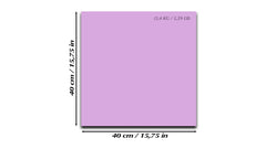 Magnetic Dry-Erase Glass Board Large or Small lilac