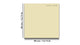Magnetic Dry-Erase Glass Board Large or Small  beige