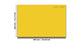 Magnetic Dry-Erase Glass Board Large or Small  dark yellow