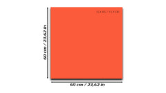Magnetic Dry-Erase Glass Board Large or Small orange