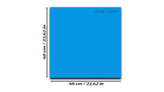 Magnetic Dry-Erase Glass Board Large or Small light blue