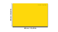 Magnetic Dry-Erase Glass Board Large or Small yellow