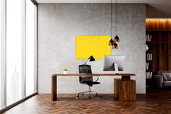 Magnetic Dry-Erase Glass Board Large or Small yellow