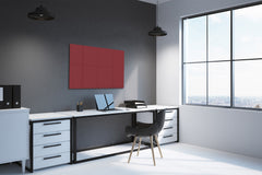 Magnetic Dry-Erase Glass Board Large or Small purple-red